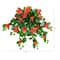24" UV Resistant Artificial Azalea Hanging Plants, 3ct.